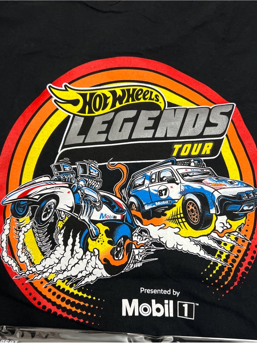 Hot Wheels Legends Tour Graphic Tee for Men - Black